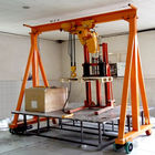 Workshop 1T 5T Adjustable Height Gantry Crane With Wheel High Efficiency