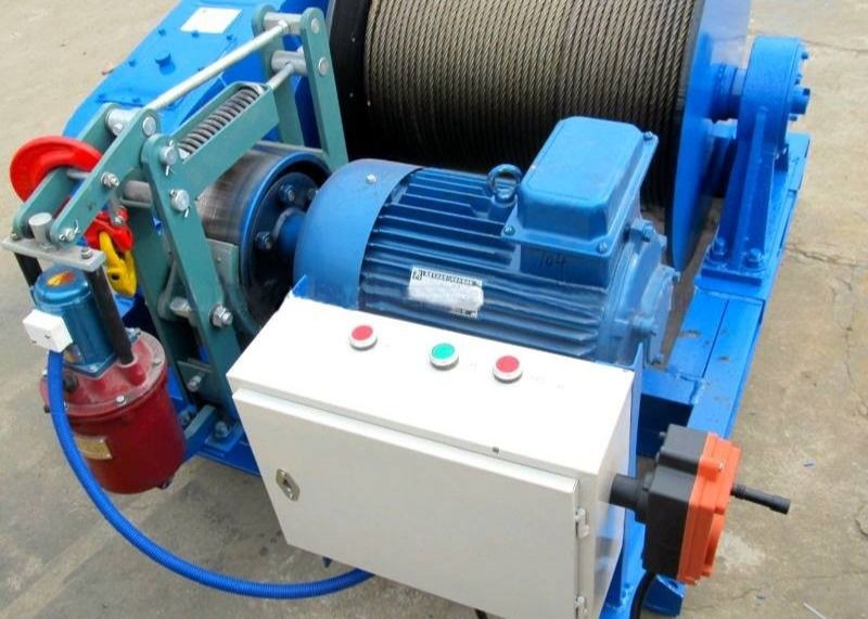 Wire Rope 34m/min Industrial Electric Winch For Construction Material