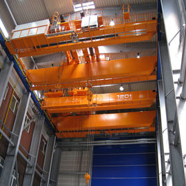 Ladle Foundry Double Girder Overhead Crane , Casting Steel Mill 50 Ton Bridge Crane